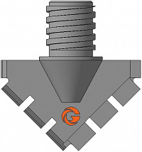 Долото шнековое лопастное ДП-95.42.Сп.28 фото