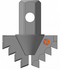 Долото шнековое лопастное Д2ЛК-250.89.Ш55 фото